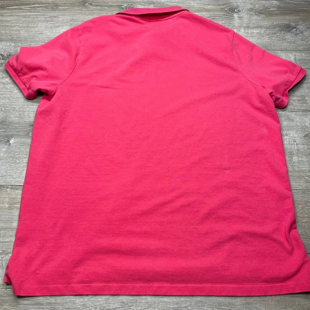 Polo Ralph Lauren Mesh Polo Mens XXL Pink Classic Fit Short Sleeve Casual Golf